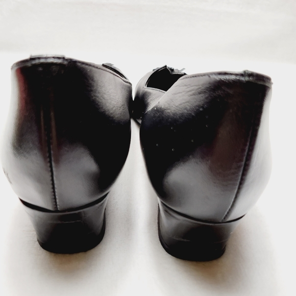 2 X CALIFORNIA MAGDESIANS leather Tassel pumps, black and bronze - Picture 7 of 16